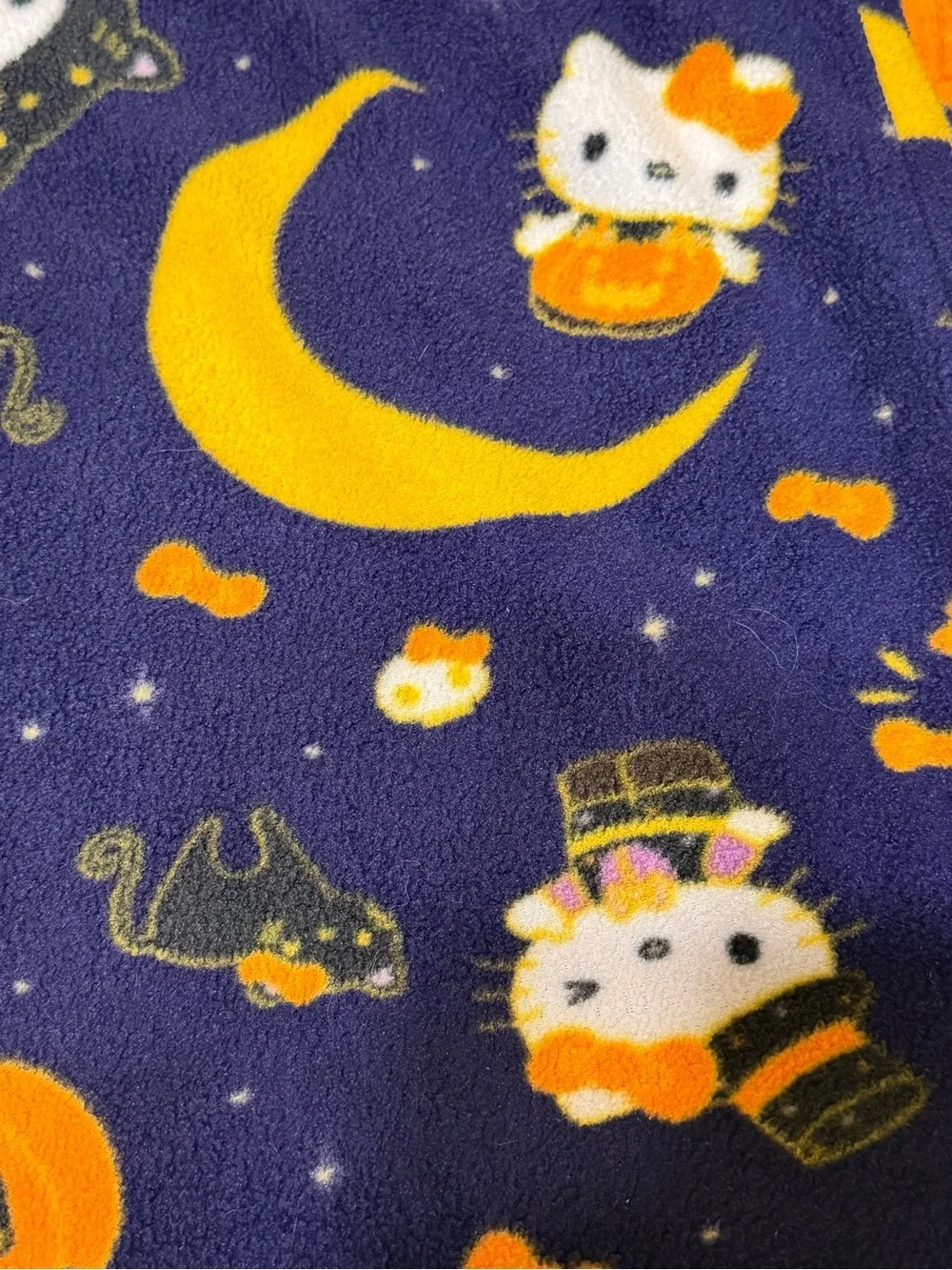 Halloween Hello Kitty Fleece Pajama Pants